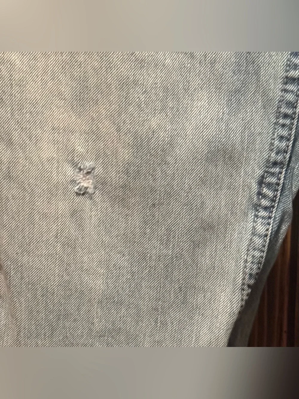 PacSun Skinny Blue Jeans Distressed Destructed Size 30